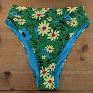 Aerie Cheeky High Cut Bikini Bottom